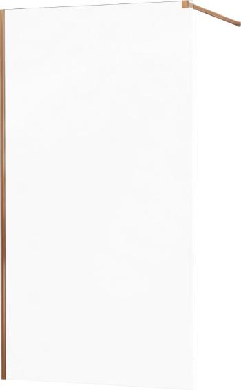 MEXEN/S - KIOTO Sprchová zástena WALK-IN 110x200 cm 8 mm, ružové zlato, transparent 800-110-101-60-00