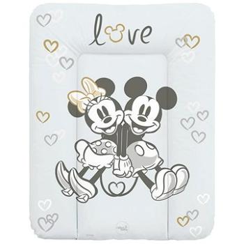 CEBA BABY prebaľovacia podložka mäkká na komodu 50 × 70 cm, Disney Minnie & Mickey Grey (5907672336657)