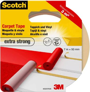 3M  42020750 kobercová lepiaca páska Scotch® biela (d x š) 7 m x 50 mm 1 ks