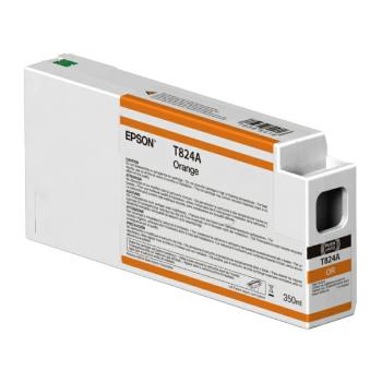 EPSON T824A (C13T824A00) - originálna cartridge, oranžová, 350ml