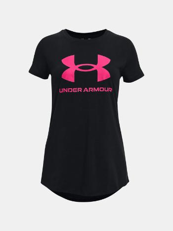 Under Armour UA Sportstyle Logo SS Tričko detské Čierna