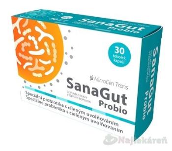 SanaGut Probio, probiotikum, 30 cps s cieleným uvoľňovaním