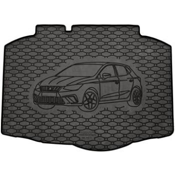ACI SEAT Ibiza 05/17 – gumová vložka čierna do kufra s ilustráciou vozidla (4929X01C)
