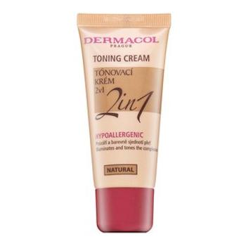 Dermacol Toning Cream 2in1 - Natural dlhotrvajúci make-up 30 ml