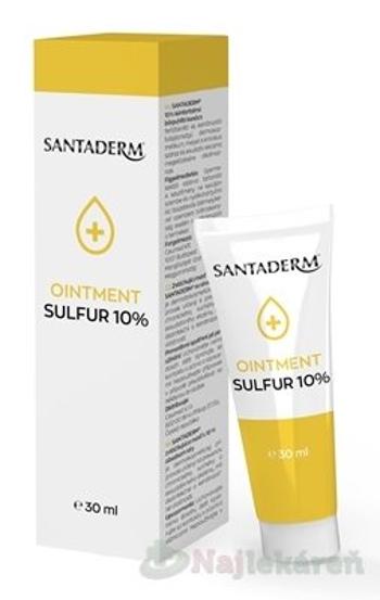 Santaderm zvláčňujúca masť s 10% obsahom síry 30 ml