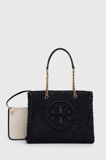 Kabelka Tory Burch čierna farba