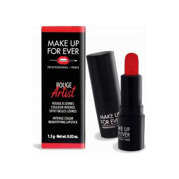 Make Up For Ever  Mini Lipstick Rouge Artist  Líčenie obočia Červená