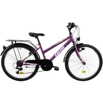 Juniorský bicykel DHS 2414 24" 7.0 Farba Violet