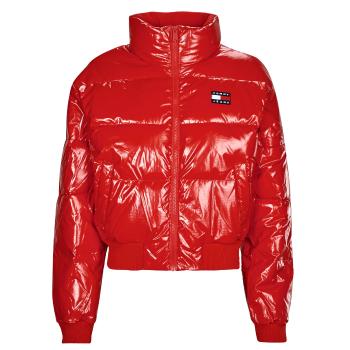 Tommy Jeans  TJW BADGE GLOSSY PUFFER  Bundy Červená