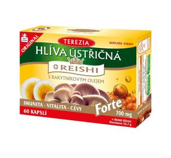 Terezia Hliva ustricovitá + Reishi s rakytníkovým olejom Forte 60 kapsúl