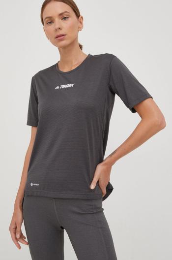 Športové tričko adidas TERREX Multi , šedá farba,