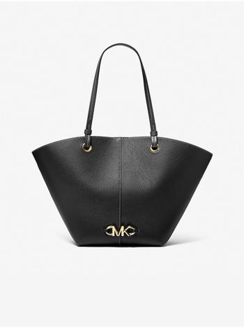 Čierny kožený shopper Michael Kors