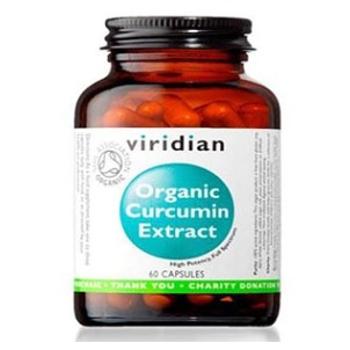 VIRIDIAN Nutrition Organic Curcumin Extract 60 kapsúl