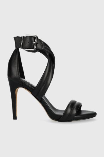 Kožené sandále Dkny ALAINA čierna farba, K4247382
