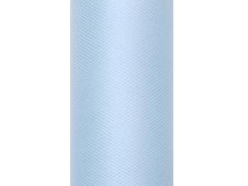 PartyDeco Tyl hladký - modrá Sky - blue  0,15 x 9m
