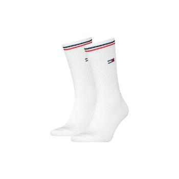 Tommy Hilfiger  2 Pack Flag Small Logo Socks White  Ponožky Biela