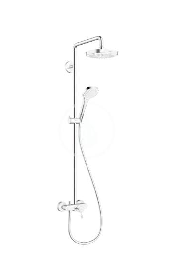 HANSGROHE HANSGROHE - Croma Select E Sprchový set Showerpipe 180, 2 prúdy, biela/chróm 27258400