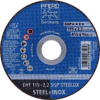 PFERD EHT 115-2,2 SGP STEELOX 61330422 rezný kotúč rovný  115 mm 22.23 mm 25 ks