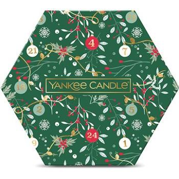 YANKEE CANDLE Vianočná darčeková súprava, 18× čajová sviečka a svietnik (5038581118499)