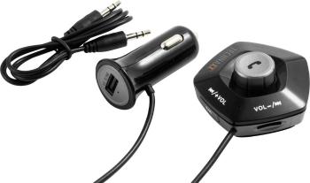 Technaxx FMT1100BT FM vysielač vr. handsfree, s MP3 prehrávačom