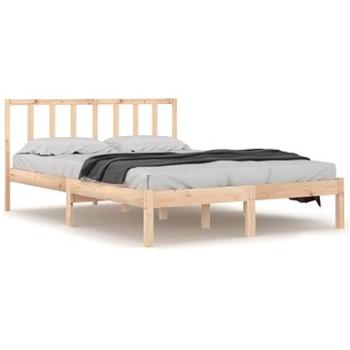 Rám postele masívna borovica 140 × 190 cm, 3105116