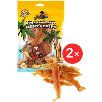 Pet Paradise Soft chicken jerky strips 2× 75 g (KRMpa1291ss)