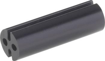 Richco LEDS-1-6-26 LED dištančný držiak  1-násobný  čierna Vhodný pre LED 3 mm
