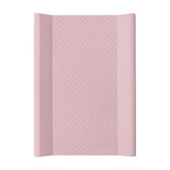 CEBA Podložka prebaľovacia 2-hranná s pevnou doskou (50x70) Comfort Caro Pink