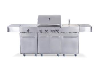 Plynový gril G21 Arizona, BBQ kuchyne Premium Line 6 horákov