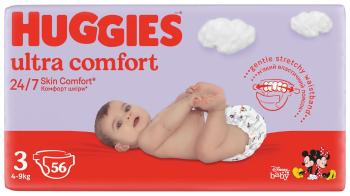 HUGGIES® Plienky jednorazové Ultra Comfort Jumbo 3 (4-9 kg), 56 ks