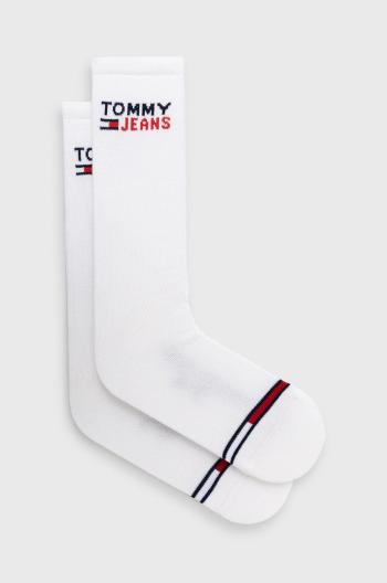 Ponožky Tommy Jeans biela farba