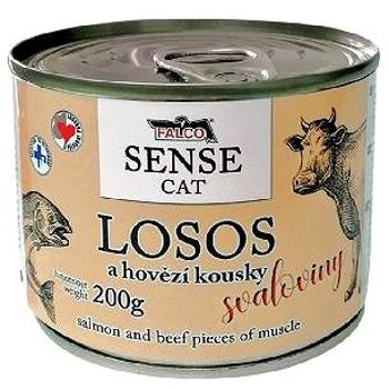 Falco Sense Cat losos a hovädzie 200 g 6 ks (8594725086033)