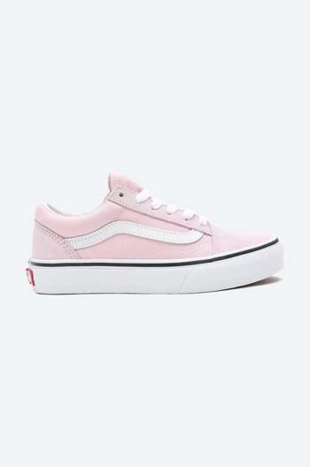 Detské tenisky Vans UY Old Skool ružová farba