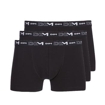 DIM  COTON STRETCH X3  Boxerky Čierna