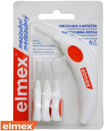 Elmex INTERDENTAL Medzizubné kefky č.6 oranžová 4 ks