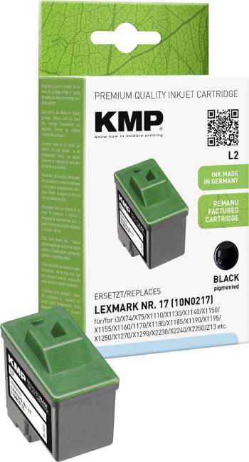 KMP Ink náhradný Lexmark 17 kompatibilná  čierna L2 1017,4171