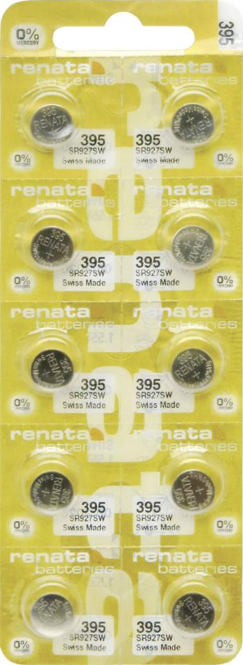 Renata 395.MP-E gombíková batéria  395 oxid striebra 55 mAh 1.55 V 10 ks