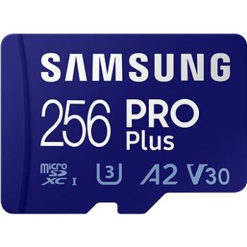 Samsung MicroSDXC 256 GB PRO Plus + SD adaptér (MB-MD256KA/EU)