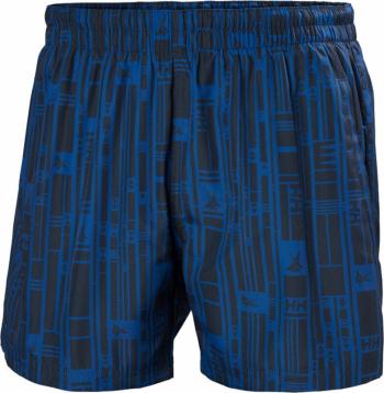 Helly Hansen Men's Newport Trunk Deep Fjord/Navigation Aop L Pánske plavky