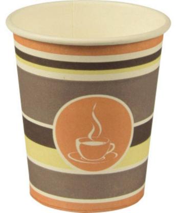 Šálka na pitie PAPSTAR Coffee To Go 90128 0,2l hnedá 50 ks / bal.
