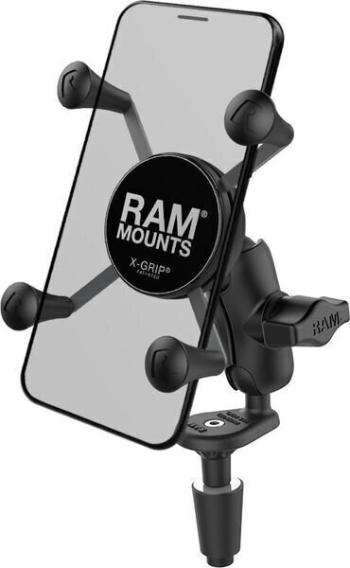 Ram Mounts X-Grip Phone Holder with Motorcycle Fork Stem Base