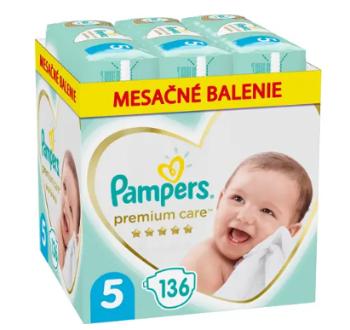 Pampers Premium Care S5, 11-16 kg, 136 ks