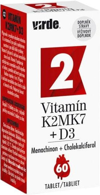 Virde Vitamin K2 MK7+D3 60 tabliet