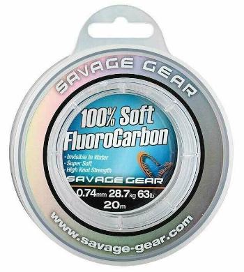 Savage Gear Soft Fluoro Carbon Transparentná 0,81 mm 33 kg 15 m