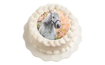 Jedlý papier pre milovníkov koní - Hlava koňa 20 cm - breAd. & edible