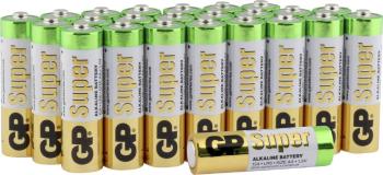 GP Batteries Super tužková batéria typu AA alkalicko-mangánová  1.5 V 24 ks