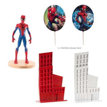 Dekora Sada ozdôb so zápichmi na tortu - Spiderman