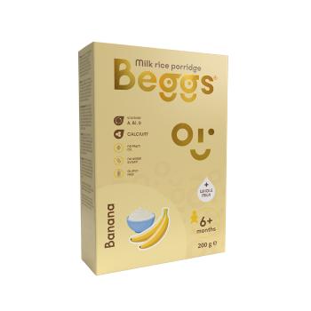 BEGGS Mliečna ryžová kaša banánová 200 g