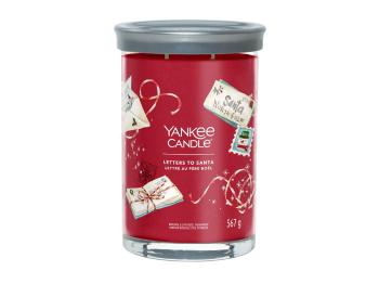 Yankee Candle Aromatická sviečka Signature tumbler veľký Letters to Santa 567 g