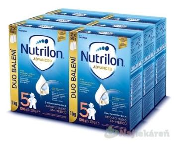 Nutrilon Advanced 5 batoľacia mliečna výživa v prášku (od 35 mesiacov) 6x1000 g